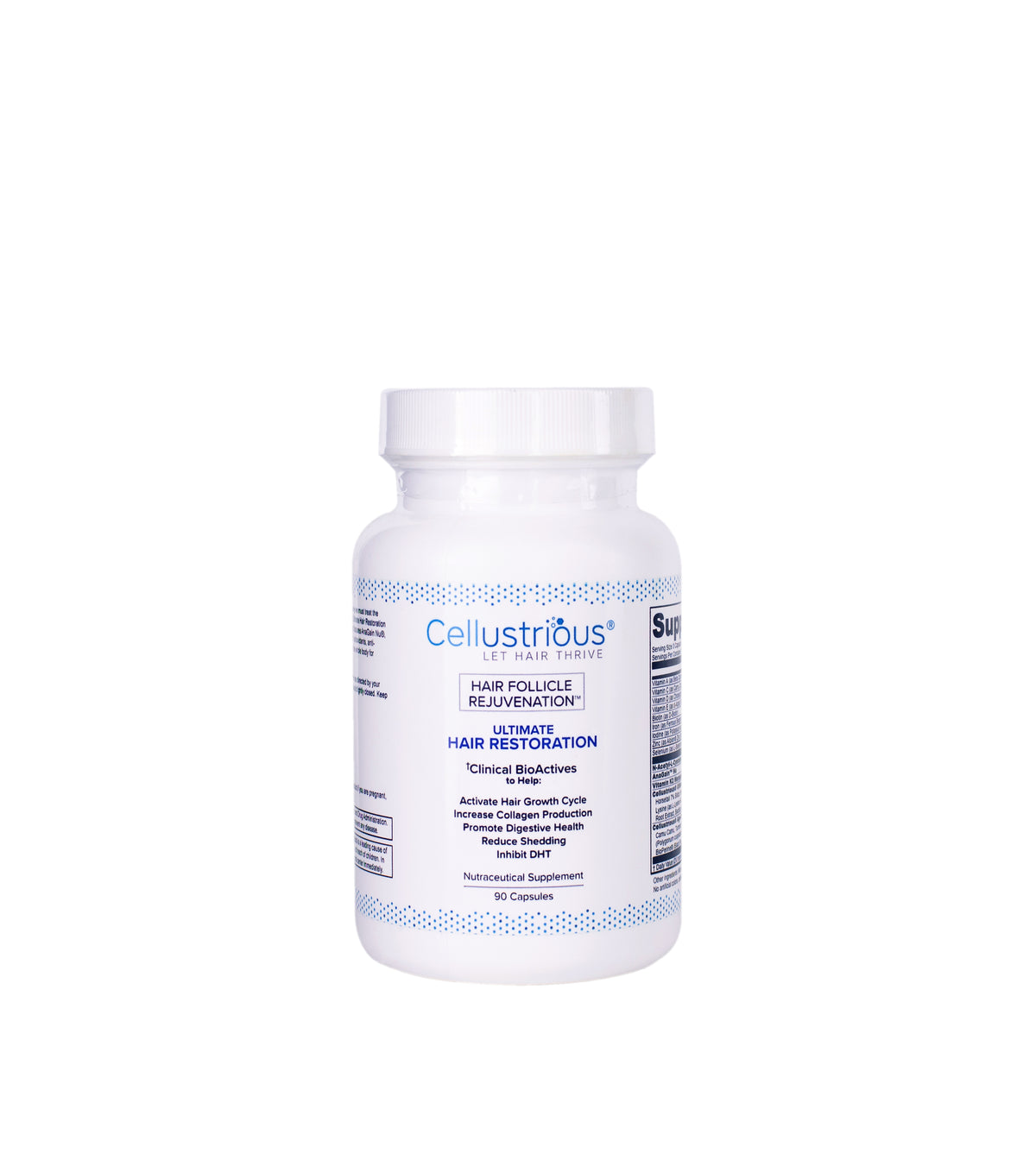 Cellustrious® Ultimate Hair Restoration: 30 Day Nutraceutical Supplement