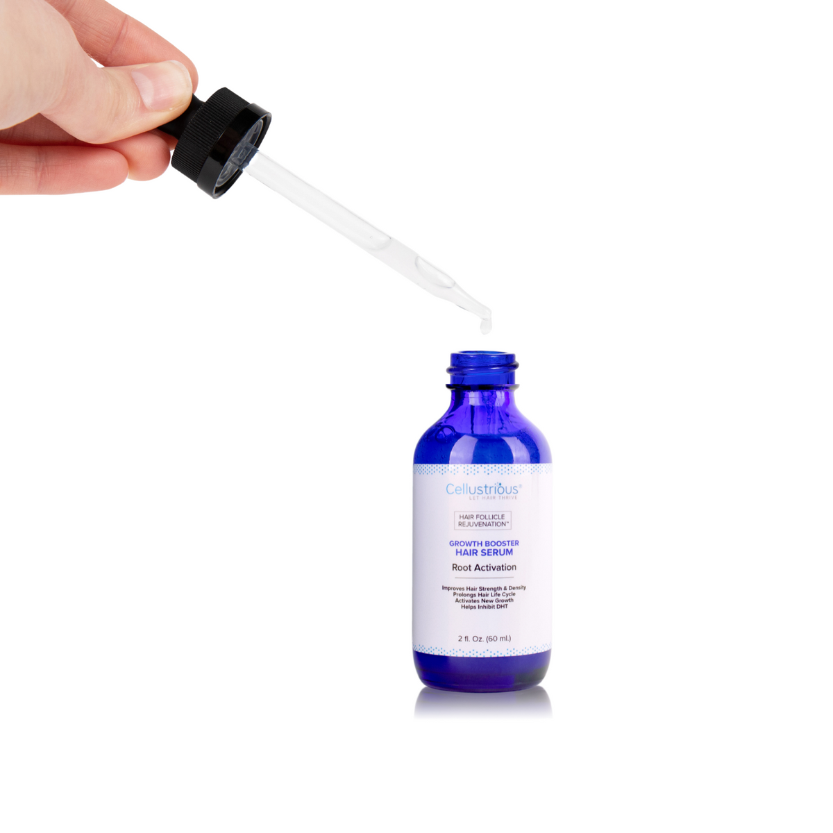 Cellustrious Hair Growth Booster Serum Dropper